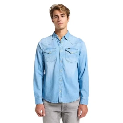 Bild av Lee Regular Western Skjorta, Storlek: XL, Starlight wash