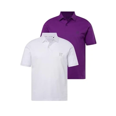 Bild av JP1880 2ERPACK Seitenschlitze Regular FIT Piké, Storlek: 6XL, Plum