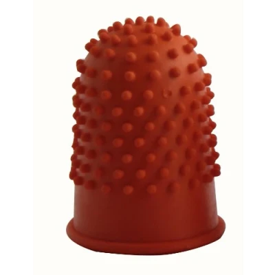 Bild av Rexel Size 0 thimblette rubber dark orange (pack of 10)