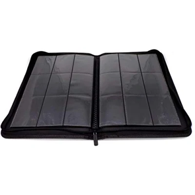 Bild av Docsmagic.de Pro Player 9 Pocket Zip Album Black 360 Card Binder MTG PKM YGO