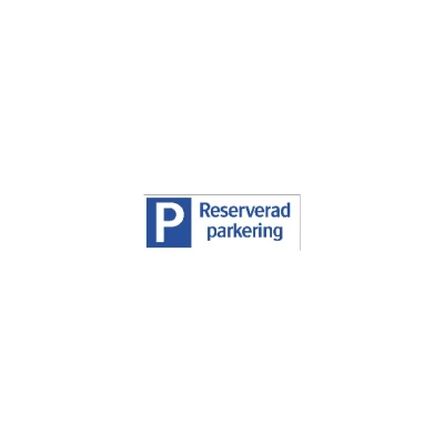 Bild av SKYLT 357224 TRAFIK RESERVERAD PARKERING 105X297MM Beijerbygg Byggmaterial