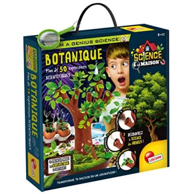 Bild av LISCIANI I&#039;m A Genius Science The Botanical Home mer än 50 vetenskapliga experiment med träd och växter trädgårdsarbete för barn tillverkad i Italien pedagogiskt spel 8,10,12 år