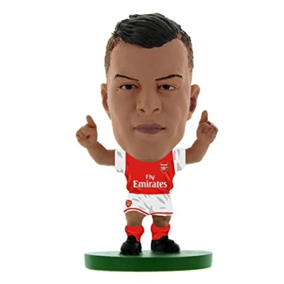 Bild av SoccerStarz soc1091 arsenal granit Xhaka 2018 version hem kit figur
