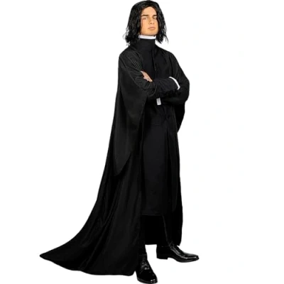 Bild av Funidelia Maskeraddräkt Severus Snape Harry Potter för herr Filmer &amp; Serier Trollkarlar vuxen och roliga tillbehör fester, karneval Halloween Storlek M L
