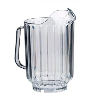 Bild av APS Pitcher, Ø 13 cm, H: 21 för en påfyllningskapacitet på 1,5 liter, ölmugg, karaff lemonad, vattenkaraff, plastkaraff, genomskinlig