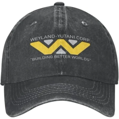 Bild av basebollkeps snapback solhatt anpassad bomull för män och kvinnor pappahatt justerbar utomjording streetwear Weyland Yutani Corp födelsedagspresent kvinnor, Färg, M