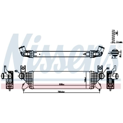 Bild av Laddluftkylare NISSENS 961507