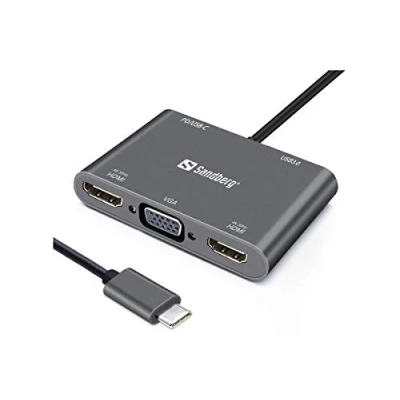 Bild av Sandberg USB C MultiPort Docking Station