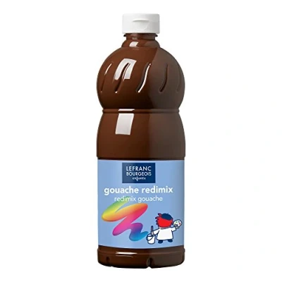 Bild av L B Education &amp; Set of Gouache Liquid, 2 L, Terracotta, 1000 ml