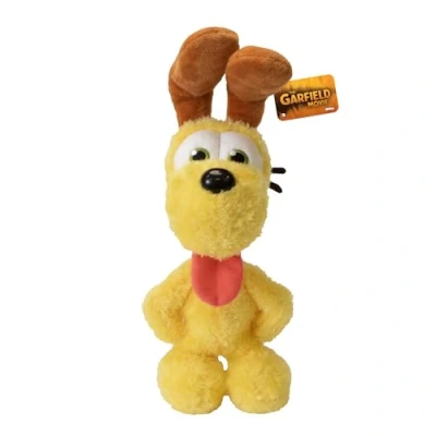 Bild av ANIMAGIC Odie Classic Soft Jack Russell Terrier Dog Plush Gul Garfield Mate för barn som gillar den berömda katthjälten av serietidningar födelsedagspresent från 2 år