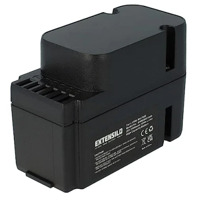 Bild av EXTENSILO batteri kompatibelt med Worx Landroid L2000 Wi, M WR111MI, WR113MI, M800 WG790E, WG790, WG790.E1, WG790E gräsklippare (2500 mAh, 28 V, Li Ion)