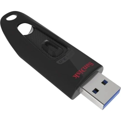 Bild av SanDisk 64GB Ultra USB Flash Drive 3.0 Up to 130 MB/s Read, Black, (Pack of 1)