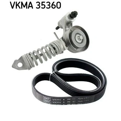 Bild av SKF VKMA 35360 Jeu de courroies trapézoïdales à nervures OPEL: Corsa E 3/5 portes, Astra J 5 D CHEVROLET: Cruze portes