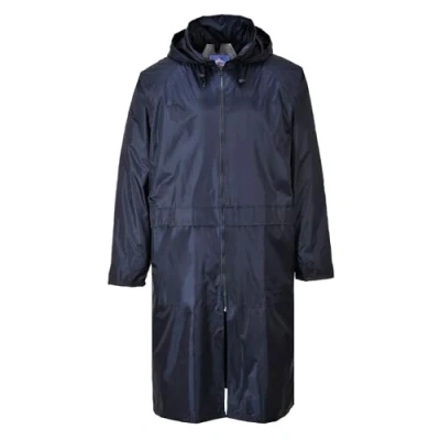 Bild av Portwest klassisk regnrock, storlek: 4XL, färg: marinblå, S438NAR4XL