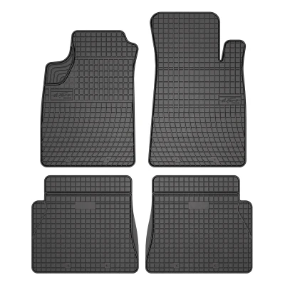 Bild av FROGUM 0649 Ensemble de tapis sol Caoutchouc avant et arrière 4 noir Sur mesure RENAULT: Kangoo I, I Express