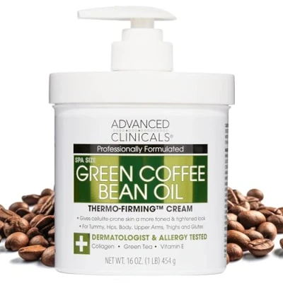 Bild av Grön kaffebönolja värmeförstärkning grädde 45 ml spa storlek av avancerade klinikaler