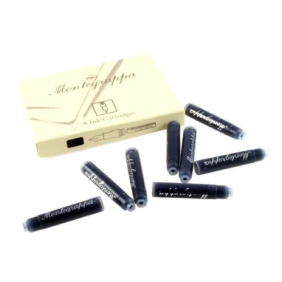 Bild av Montegrappa Bläckpatron Reservoarpenna (8) Black Gratis gravyr