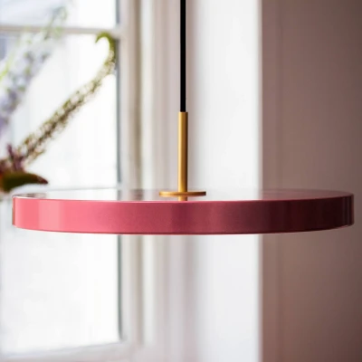 Bild av UMAGE Asteria medium hänglampa mässing rose