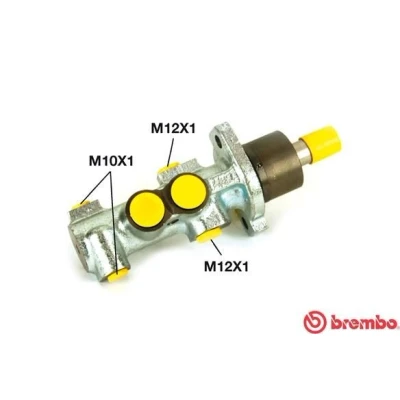 Bild av BREMBO M 61 048 Maître Cylindre 23,81 Aluminium 12 x 1 (2), 10 (2) PEUGEOT: 306 3/5 portes, Partner I Combispace, II Tepee