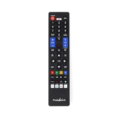Bild av Ersättning fjärrkontroll lämplig för: Samsung förprogrammerad 1 enhet Disney knapp/Netflix knapp/YouTube knapp infraröd svart