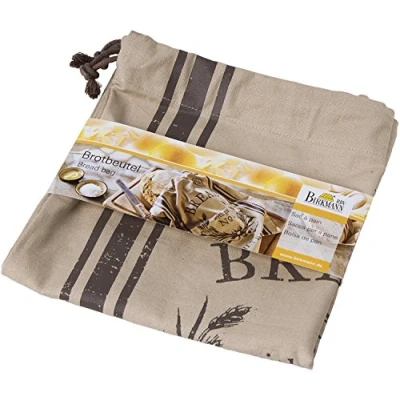Bild av RBV Birkmann, 700536, Brödpåse, Bomull, 38 x 45 1 cm, Brun