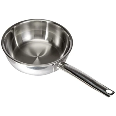 Bild av Spring Sauteuse Brigade Premium rostfritt stål Ø 18 cm, H: 6,5 cm/innehåll: 1,5 l ugns och diskmaskinssäker med hällkant inre skala lämplig för induktion