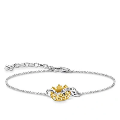 Bild av Thomas Sabo Damarmband krona guld 925 sterlingsilver A1982 849 14
