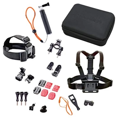 Bild av Rollei Actioncam Tillbehörsset utomhus I 23 delat set Perfekt För klättring, vandring och andra utomhusaktiviteter Actioncams GoPro, 21639