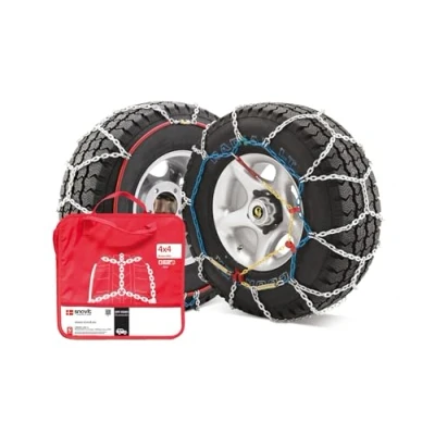 Bild av SNOVIT 4x4 Storlek 450 Metallisk snökedja 16mm 4x4, skåpbil och lastbil ÖNORM EN 16662 1. Set 2 U.