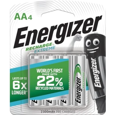 Bild av ENERGIZER AA (HR6) Extreme E300624500 Batteries 1.2V 2300mAh standard 2