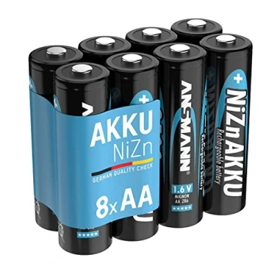 Bild av Ansmann NiZN batteri, Micro, HR03, paket med 4, 1,6 V, nickel zink, högspänning