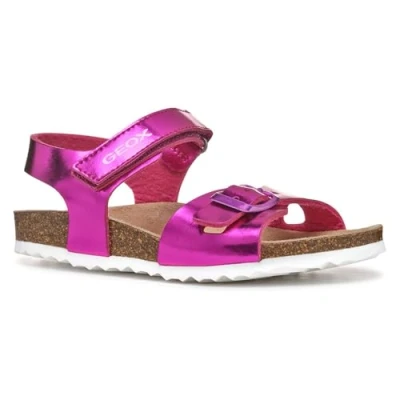 Bild av Geox Adriel GIRL Sandaler för barn, Storlek: 27, Fuchsia Förstklassig skinnimitation