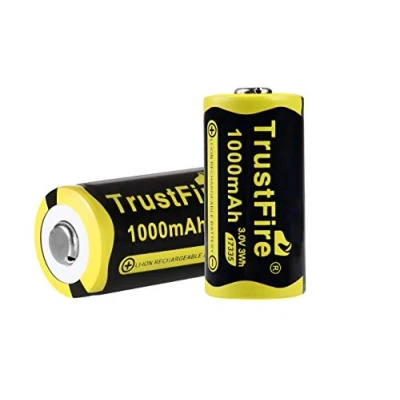 Bild av TrustFire 17335 litiumbatteri 1000 mAh 3 V uppladdningsbart (2 x batteri)
