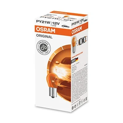 Bild av 10 x Osram 581 PY21W BAU15S Amber indikatorglödlampa 12 V 21 w 7507
