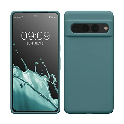 Bild av kwmobile fodral kompatibelt med Google Pixel 7 Pro TPU silikon telefonskydd mjuk finish Arctic Night