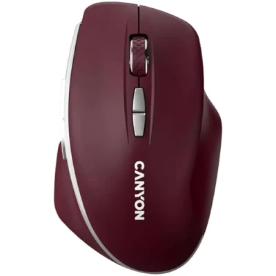 Bild av Canyon MW 21 Mouse with &quot;Blue LED&quot; sensor 2.4 GHz burgundy red Optic 7 knappar Röd