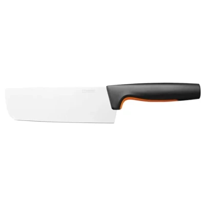 Bild av Fiskars Nakiri grönsakskniv, Functional Form, Totallängd: 28 cm, japanskt rostfritt stål/plast, 1057537