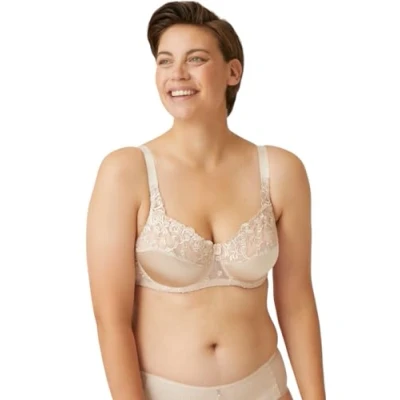 Bild av Naturana® Högkvalitativ dambehå med bygel [kupa B E] behå mycket bra grepp I vacker dekolleté bh dam BH, ljusbeige, 80B