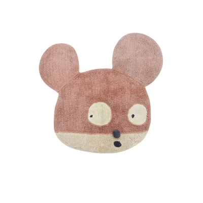 Bild av Lorena Canals Woolable Matta Miss Mighty Mouse, Rose