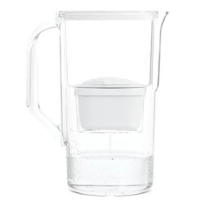 Bild av Wessper Vattenfilterkanna, Med Filter 2.5 L, Ersättning för Dafi Unimax Aquaphor A5 Brita Maxtra+ Philips AWP212/10 Innehåller Vattenfiltrerande Karaff + Vattenfilterpatron/Vit