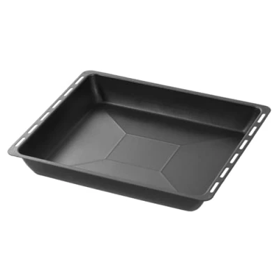 Bild av ICQN bakplåt med Non stick beläggning 45,5 x 37,5 6 cm, extra djup fettpanna för ugn och spis, lämplig Bosch, Siemens, Neff, Constructa, Flavel, Simfer, stick, 455 375 60 mm