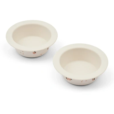Bild av LIEWOOD Peony Skål 2 Pack, Peach/Sea Shell