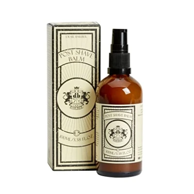 Bild av Dear Barber Men&#039;s Moisturising Post Shave Balm, and Hydrating Reduce Skin Irritation, Tames Razor Burn, Infused Signatur