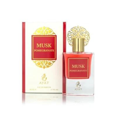 Bild av Ayat Perfumes Prestige Complete Musk Collection Box Eau de Parfum 50 ml, mysk 5 parfymerade oljor 12 ml och salva av 18 gr Dubai parfym (musk omegranat)