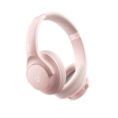 Bild av Soundcore by Anker Q20i hybrida hörlurar, aktiv brusreducering, trådlös over ear, Bluetooth, 40 timmars ANC speltid, högupplöst ljud, kraftfull bas, app anpassbar, Transparency läge
