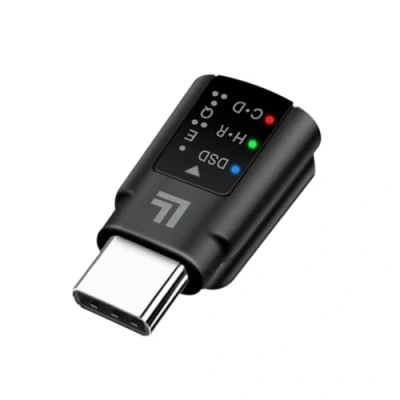 Bild av LogiLink USB C DAC audio adapter, C/M to 3.5 mm/F, black
