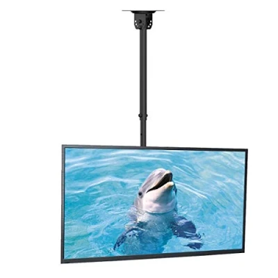 Bild av suptek TV fäste i tak passar de flesta 26 55 tum LCD LED plasmapanelskärm med max VESA 400 x mm laddad upp till 45 kg/100 lbs justerbar höjd MC4602
