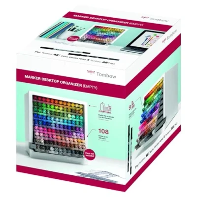 Bild av Tombow ORGA 108C Pennhållare, Svart, 23.6 x 21.3 20.6 cm