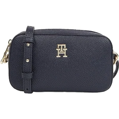 Bild av Tommy Hilfiger Emblem Camera BAG Axelremsväska, Storlek: One Size, Space blue