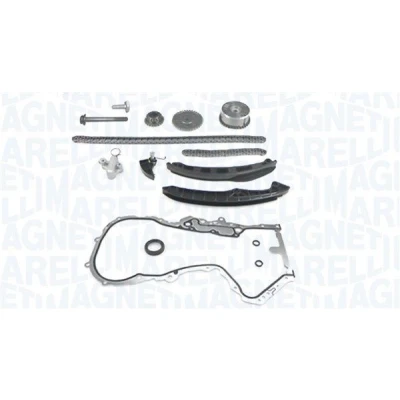Bild av MAGNETI MARELLI 341500000900 Jeu de distribution à chaînes avec chaine pompe huile kit vis chaîne fermée, faible bruit